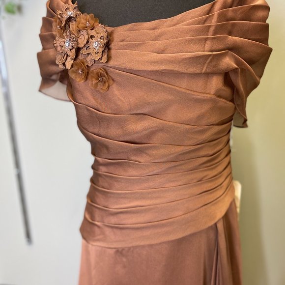 Jade by Jasmine - Size 12, Caramel - Stunning Evening Gown - Picture 3 of 6
